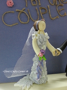 3D Quilling - The Bride